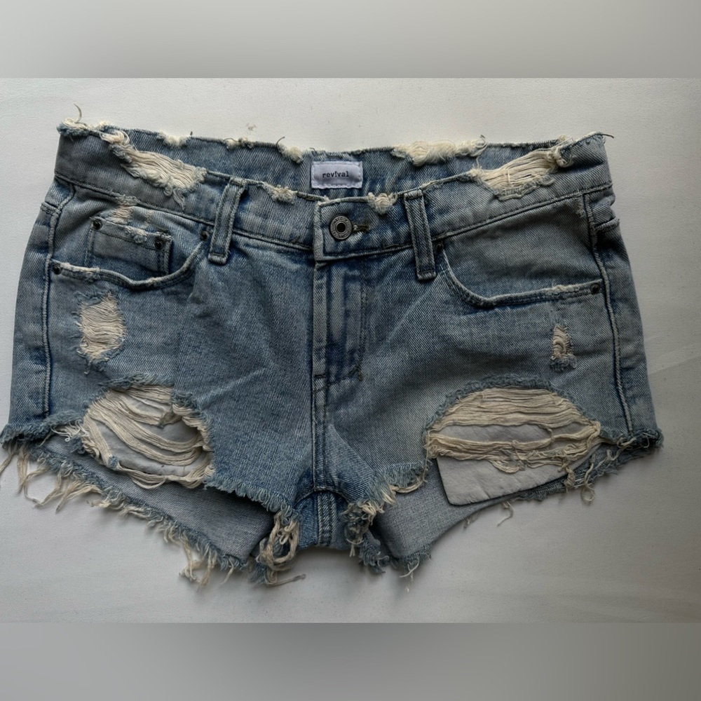 revival jean shorts